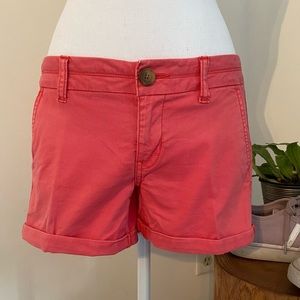 American Eagle Midi Khaki Shorts